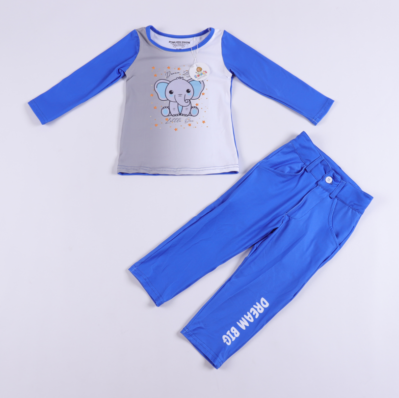 Boy Elephant Outfit - 2pc