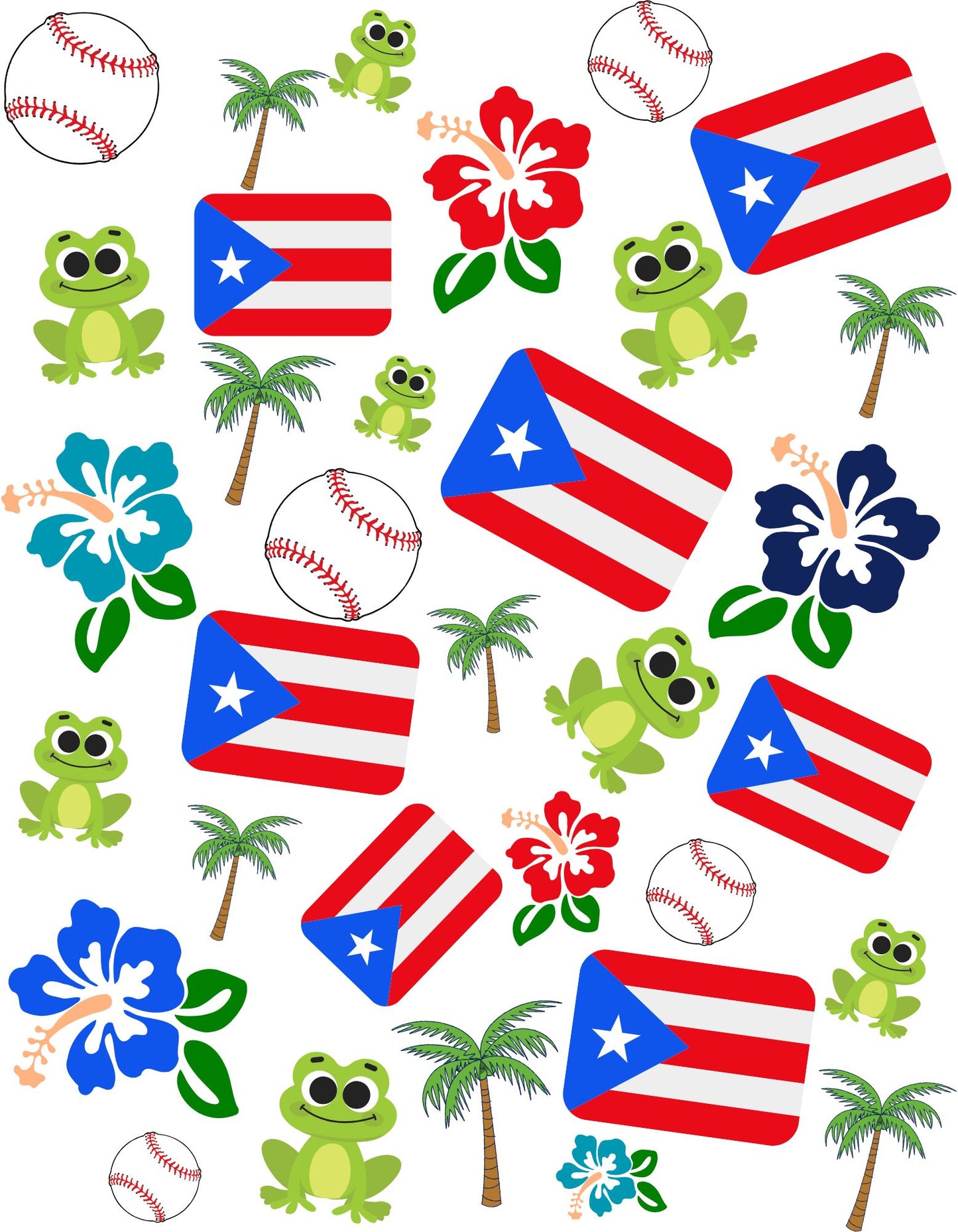 Puerto Rico - Baseball Blanket