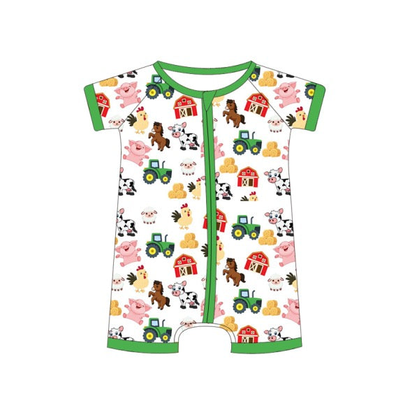 Barnyard Farm Short Sleeve Short Leg Sleeper -- Exclusive Design