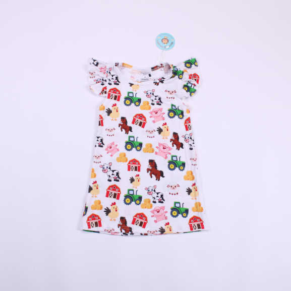 Barnyard Farm Nightgown/Dress -- Exclusive Design