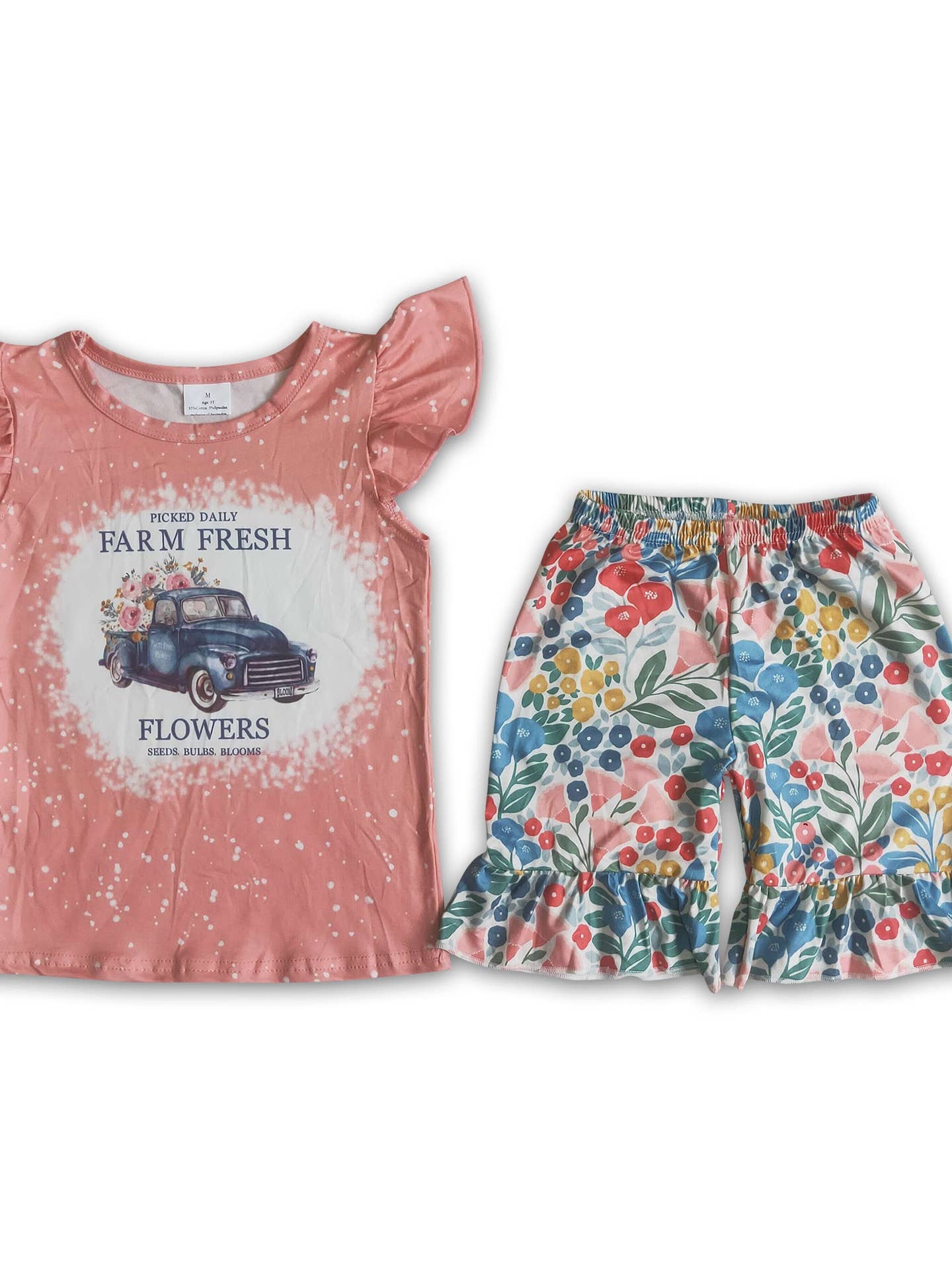 Farm Fresh Floral 2pc Shorts Set