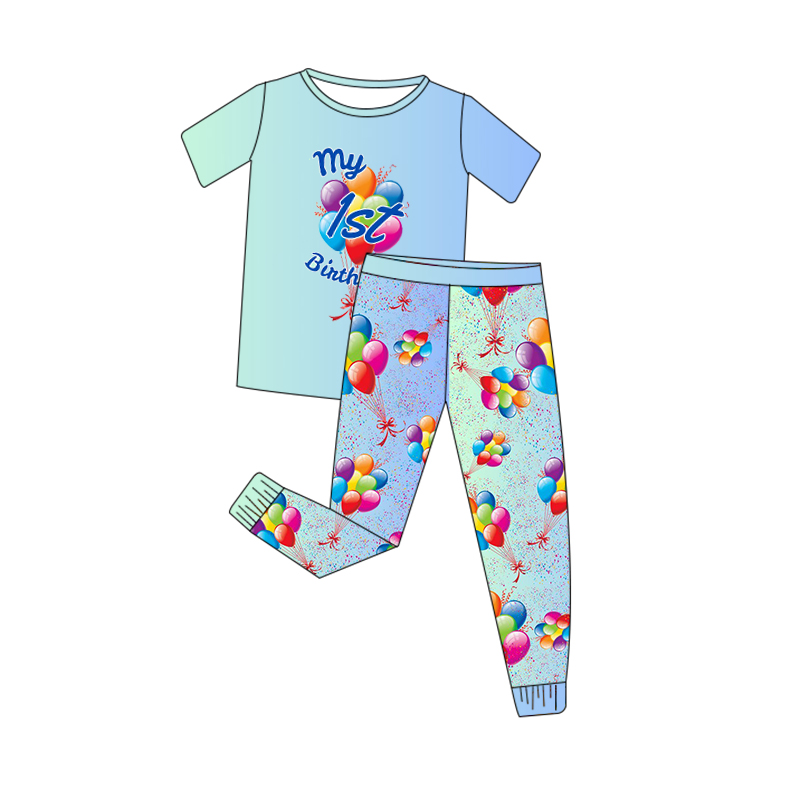 My 1st Birthday outfit straight pants