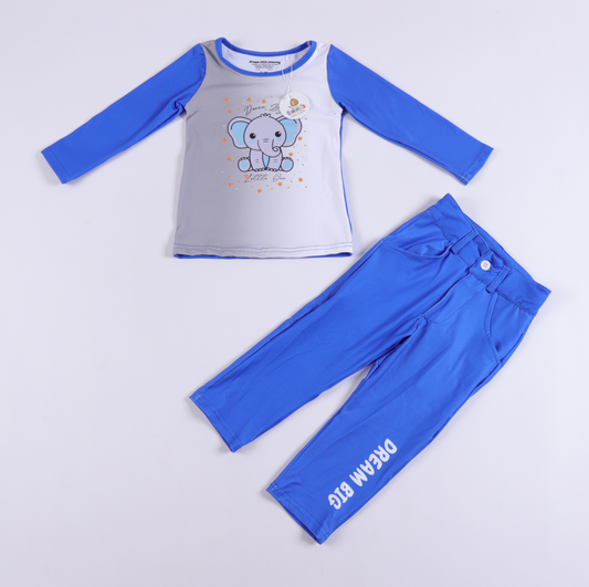 Boy Elephant Outfit - 2pc