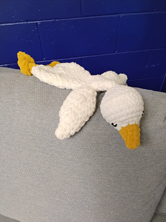 Handmade Crochet Goose Lovey