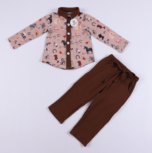 Western boy 2 pc Outfit