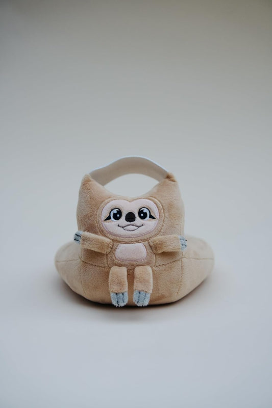 Fuzzy Feeder Bottle Holder Sloth for Helping Mom