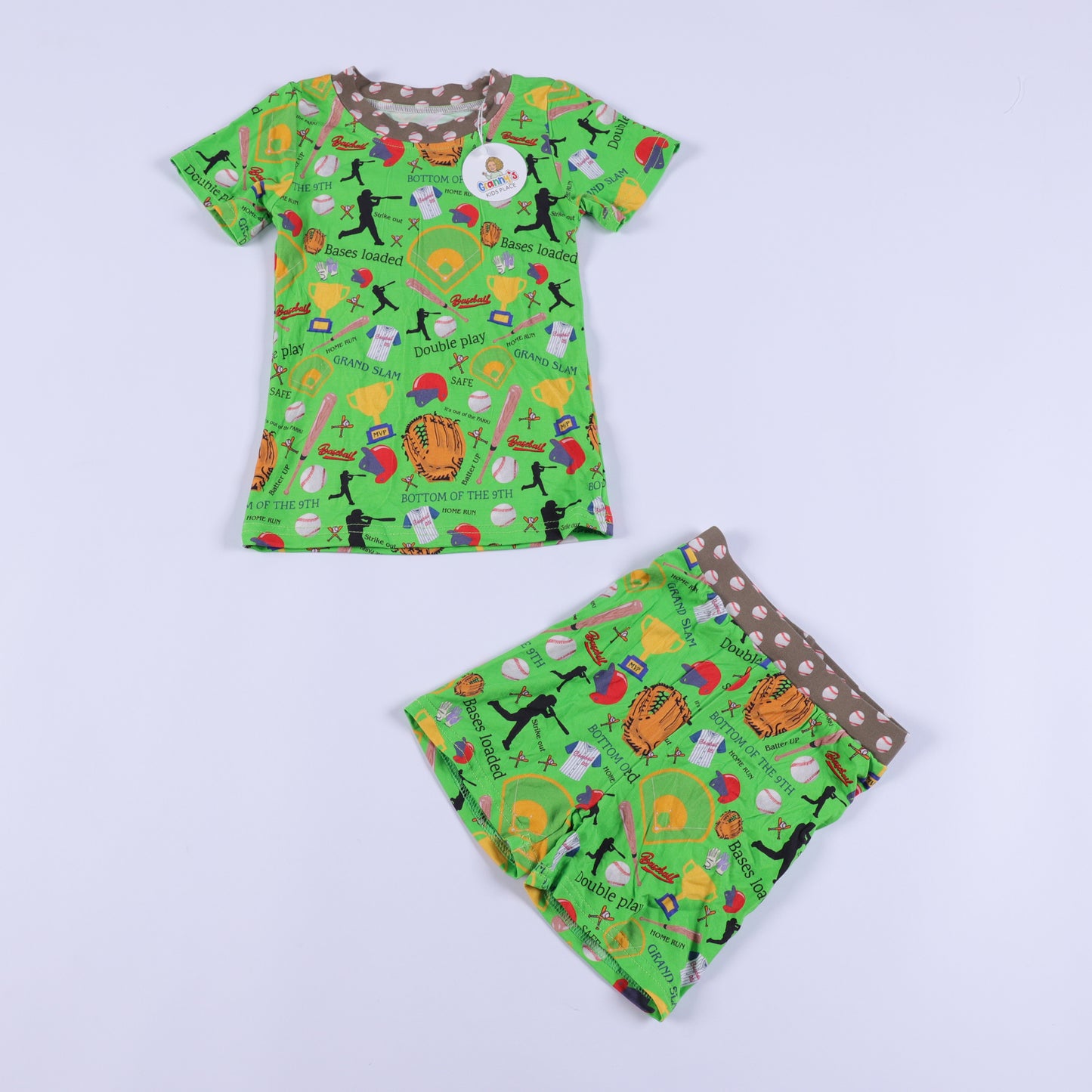 Baseball Shorts/Jammies Set