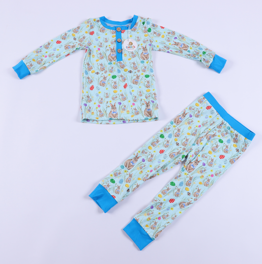Easter blue or boy 2pc jammies - (also in sleeper)
