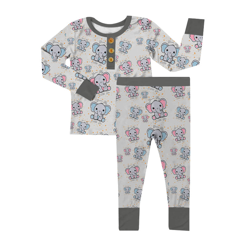 Baby Elephant 2 pc jammies