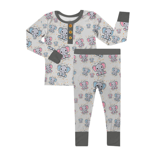 Baby Elephant 2 pc jammies