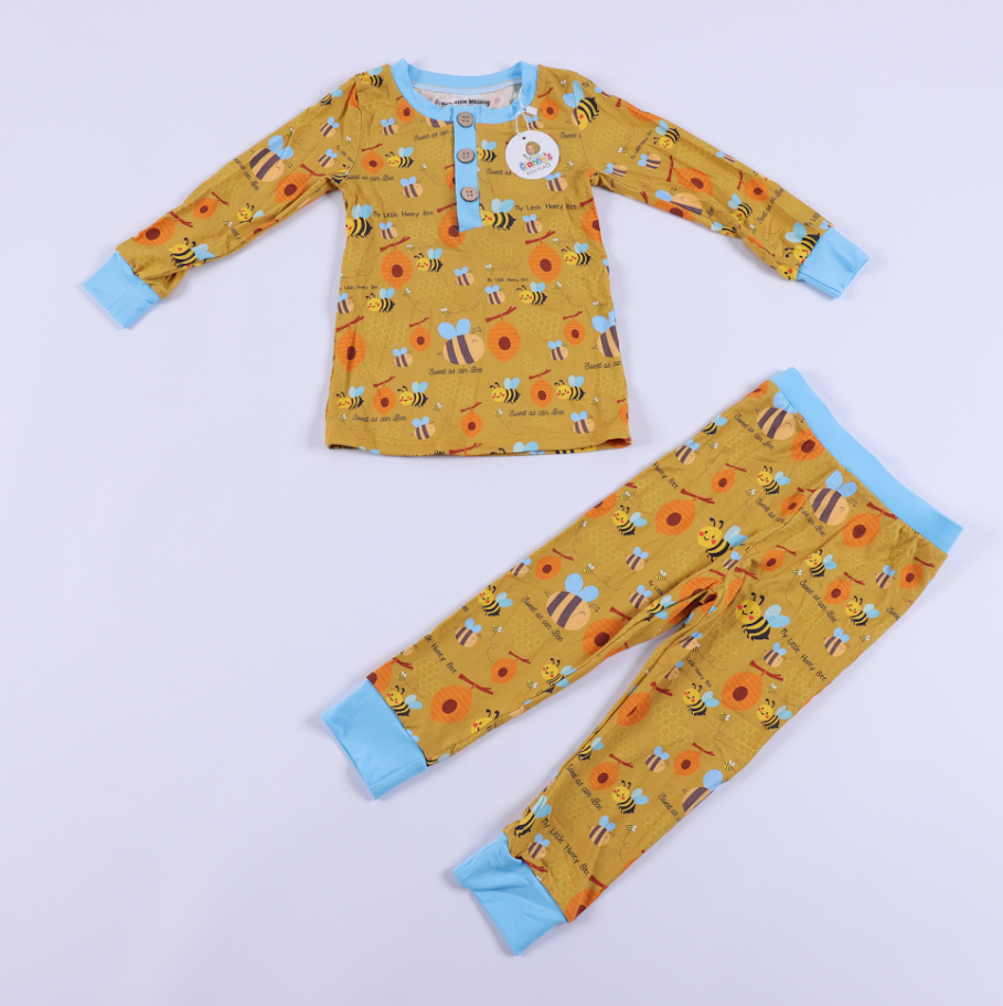 Honey Bee 2pc Jammies (also sleeper available)