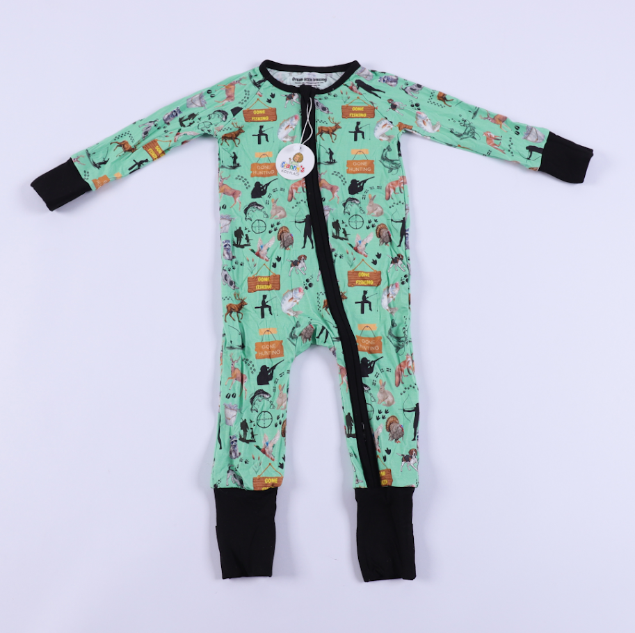 Hunting & Fishing sleeper (also in 2pc jammies)
