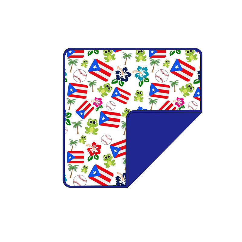 Puerto Rico - Baseball Blanket