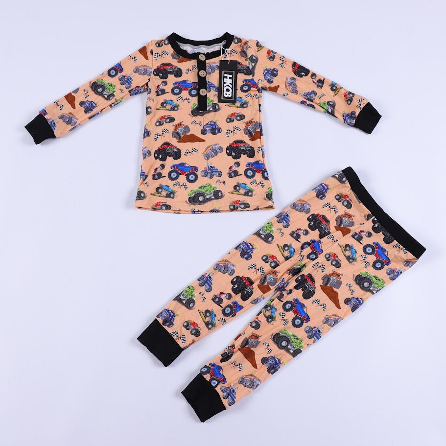Monster truck 2pc jammie (also sleeper available)