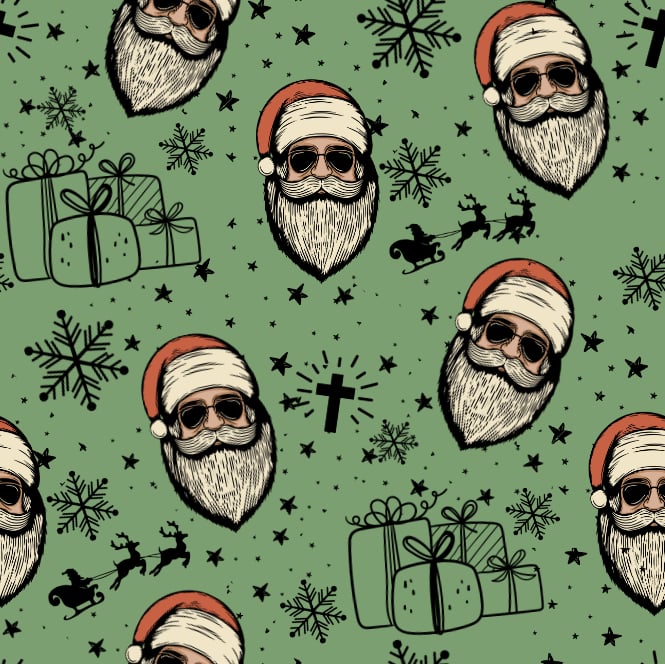 Cool Santa MENS shirt only