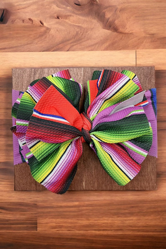 Big Tassel Serape Printed Headband