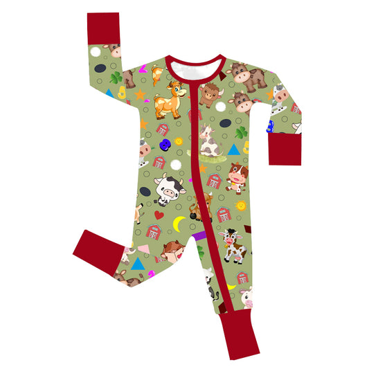 ABC Farm Sleeper w/Red trim