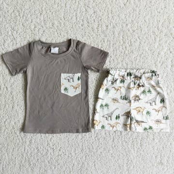 Dino 2pc Short Set