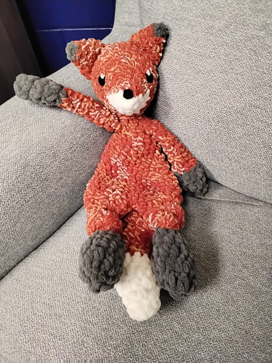 Handmade Crochet Fox Lovey