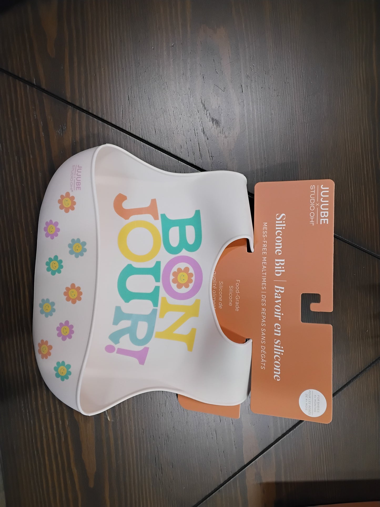 Bon Jour Little Miss Sunshine Silicone Bib
