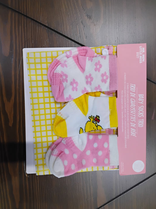 Little Miss Sunshine Baby Socks Trio
