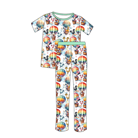 Mickey and Friends Hot Air Balloon 2pc jammies