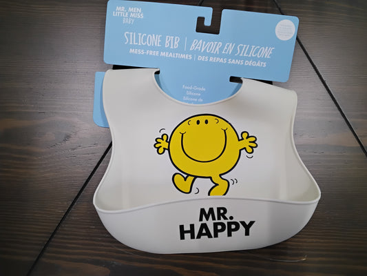 Mr. Happy Silicone Bib