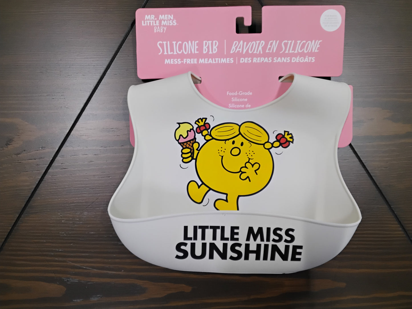 Little Miss Sunshine Silicone Bib