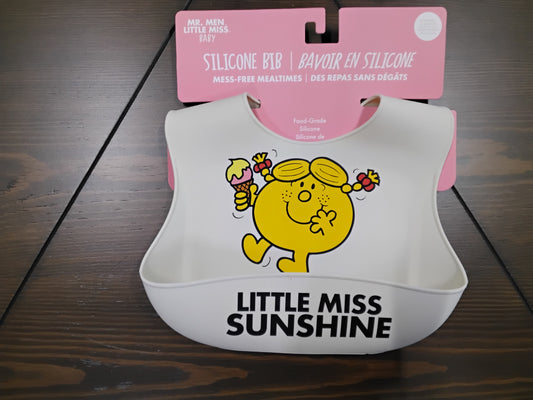 Little Miss Sunshine Silicone Bib