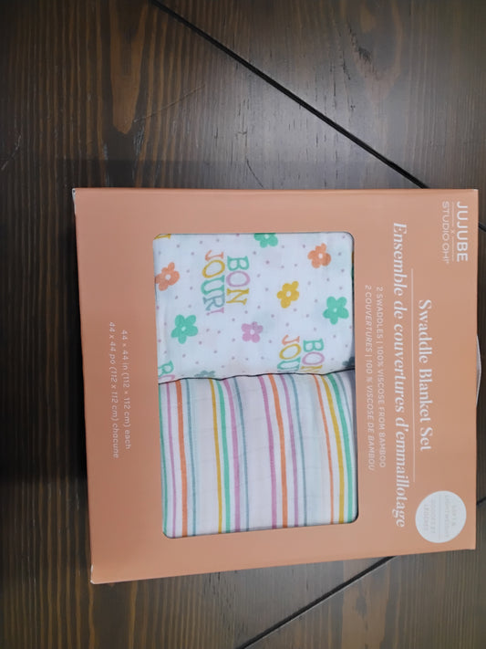 Bon Jour 2pc Swaddle Blanket Set –