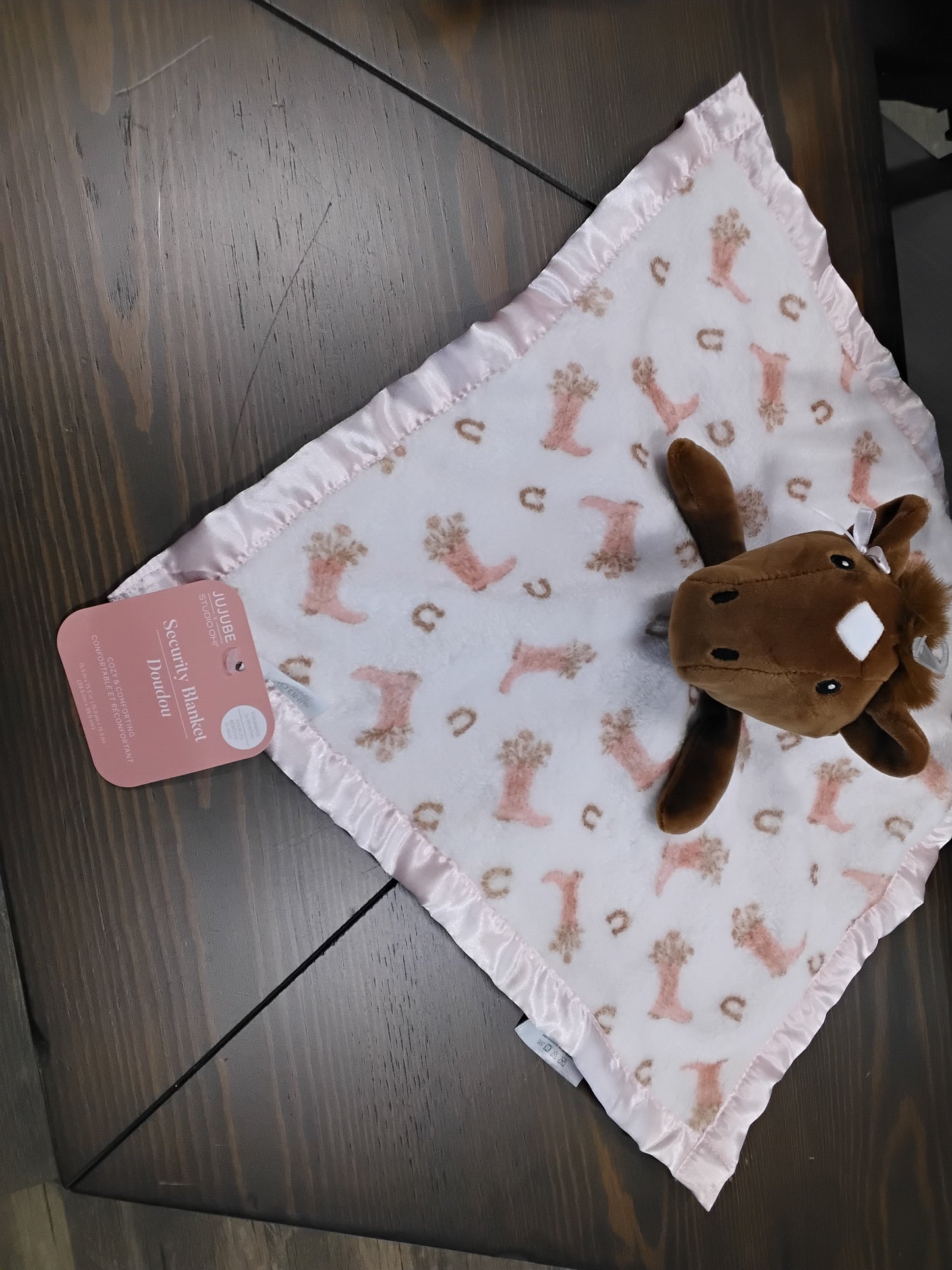 Pink Horse Security Blanket