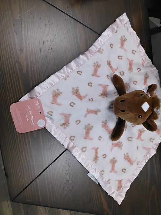 Pink Horse Security Blanket
