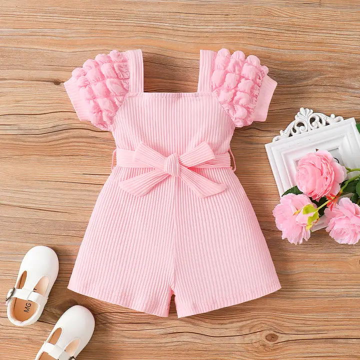 Pink Shorts Romper