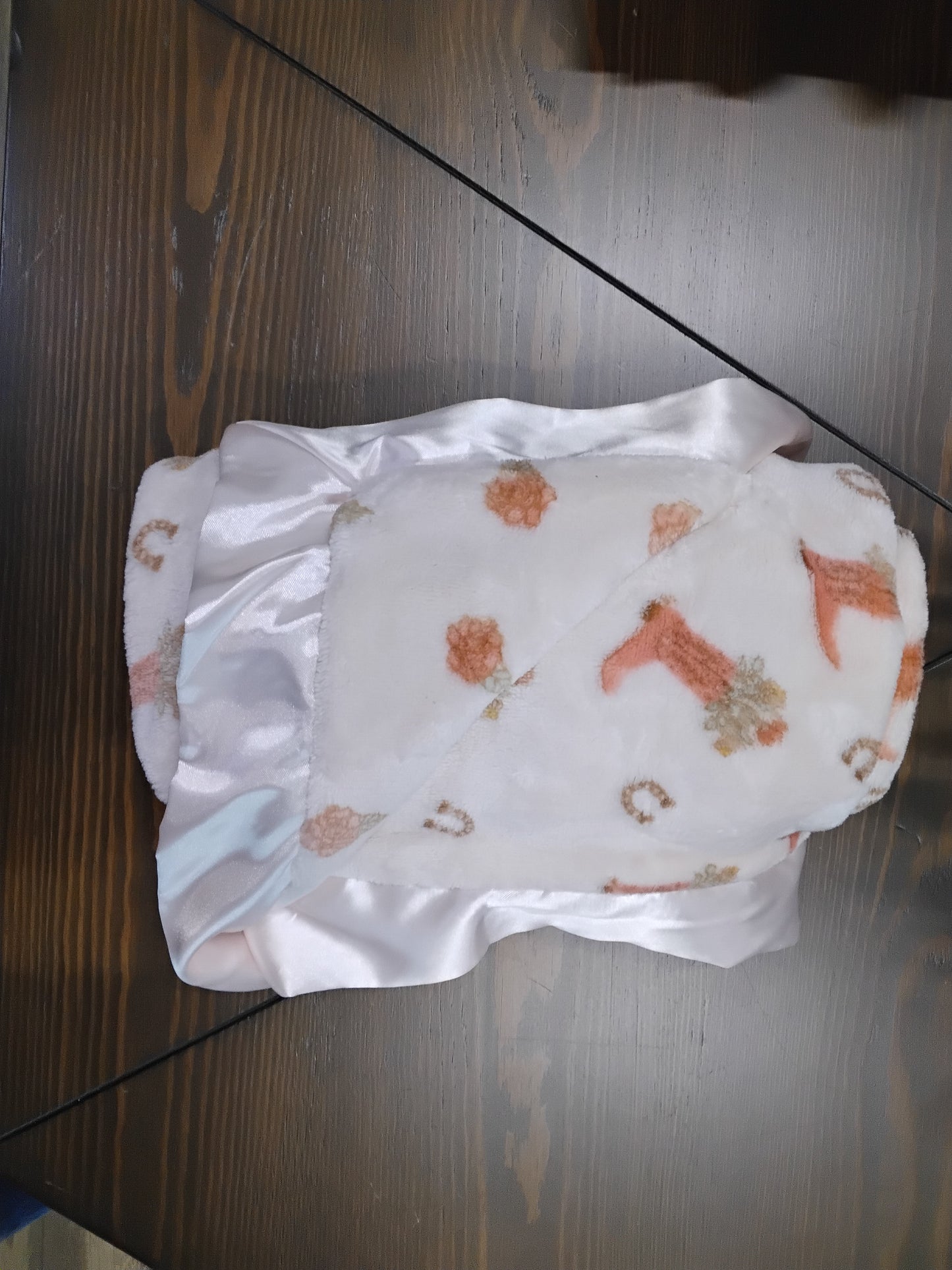 Pink Horse Ultra Soft Thick Reversible Blanket
