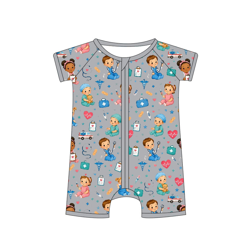 Doctor One piece short leg jammie