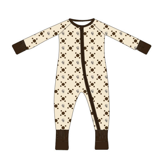 GiaLane "GL" brown polka dot sleeper