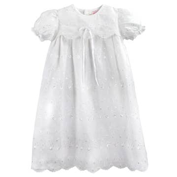 Christening Dress w/bonnet -- White